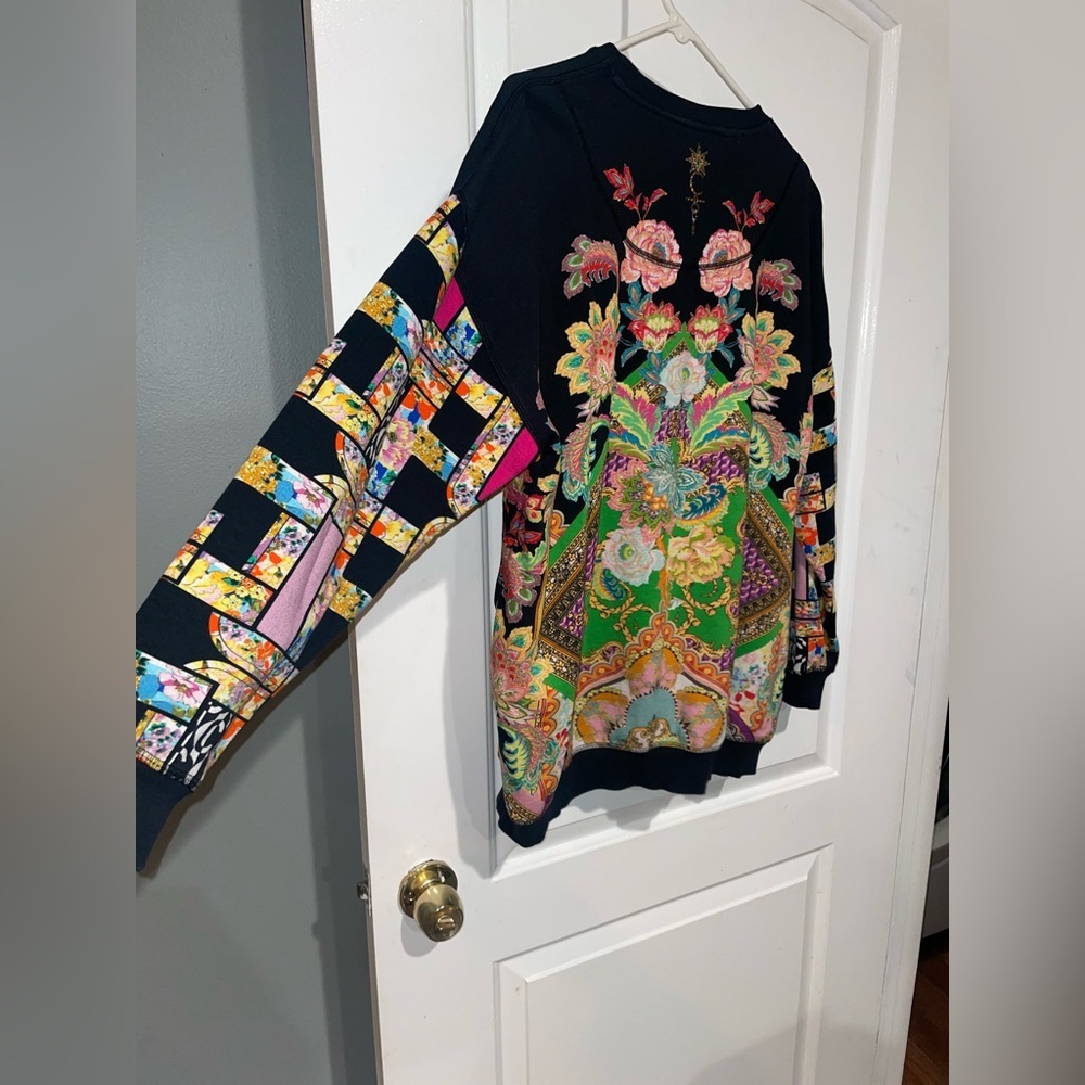 New! Camilla Multicolor Signora Milano Oversized Sweater 🖤 Small - Picture 11 of 16